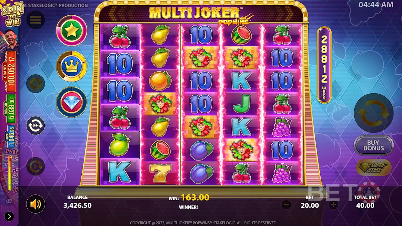 Multi Joker Popwins 免费游戏