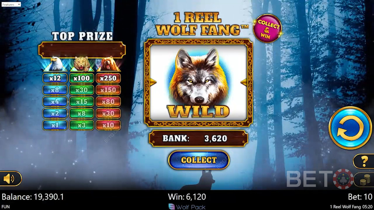 1 ReelWolf Fang 评论者：BETO Slots
