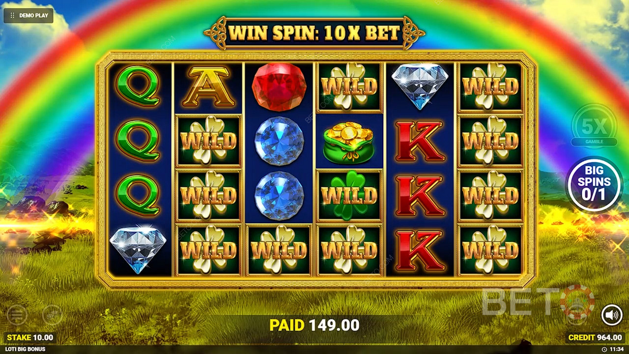 Luck O' The Irish Big Bonus 免费游戏