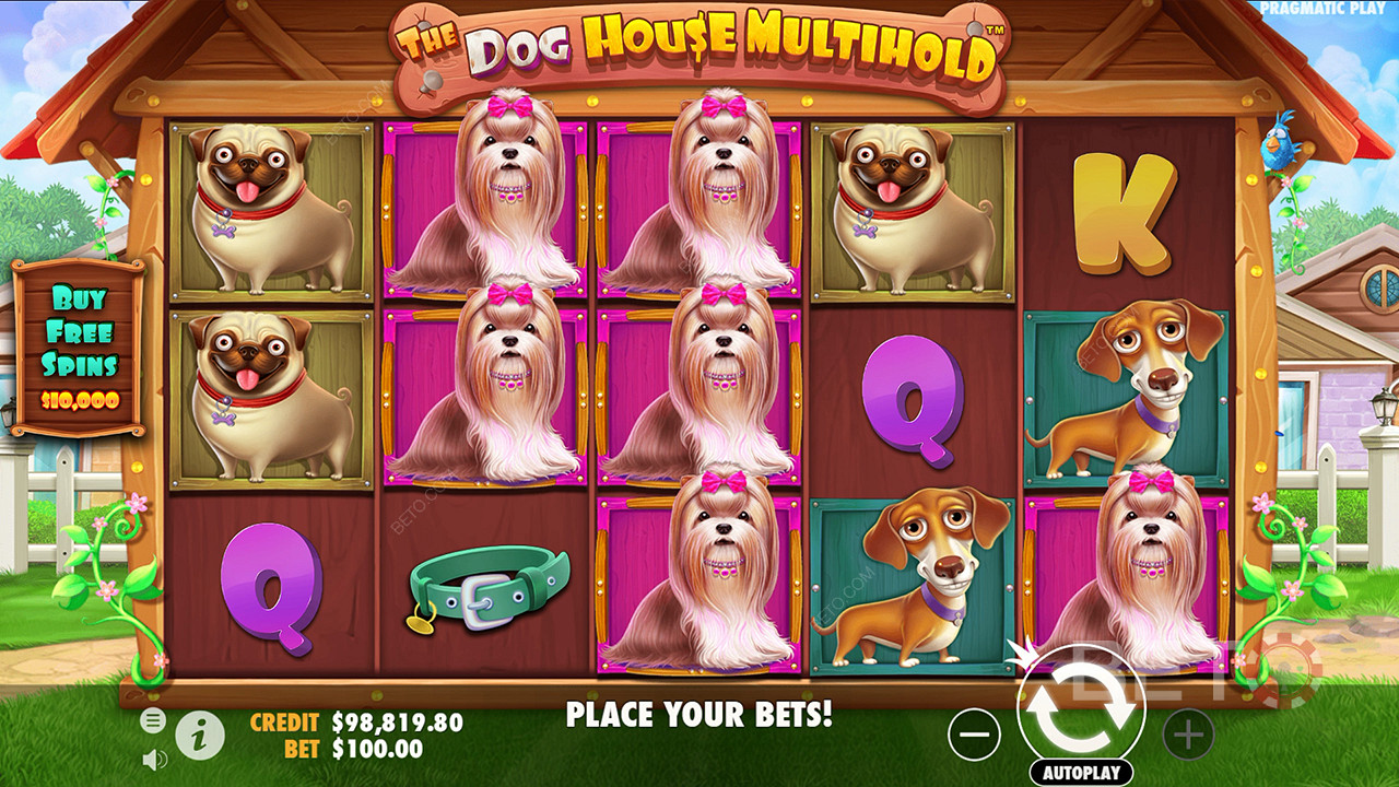 The Dog House Multihold 视频老虎机的评价