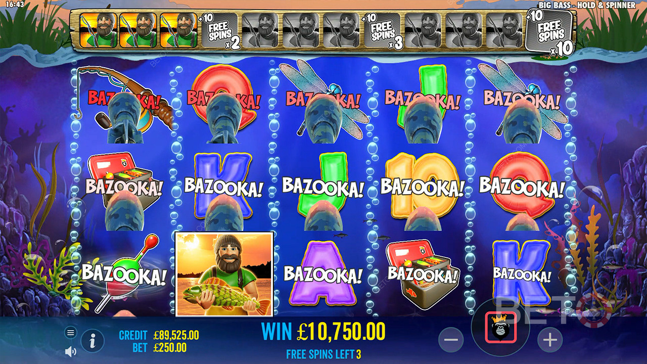 Big Bass Bonanza Hold and Spinner 免费游戏