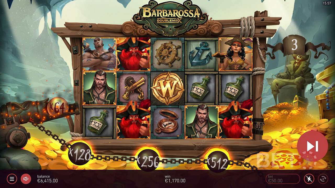 Barbarossa DoubleMax 免费游戏
