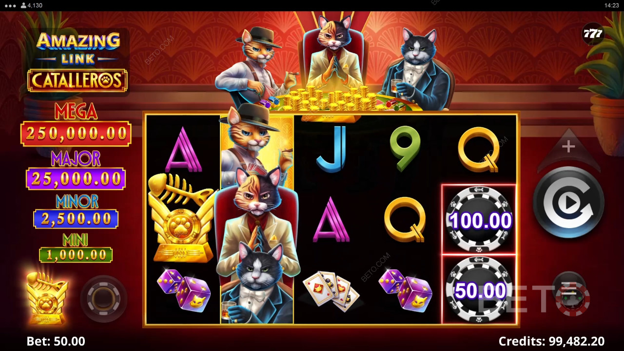 BETO Slots 的 Amazing Link Catalleros 评论