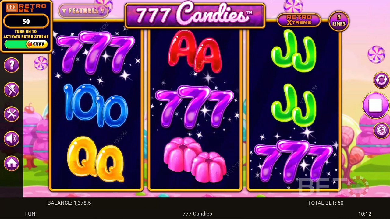 777 Candies 免费游戏