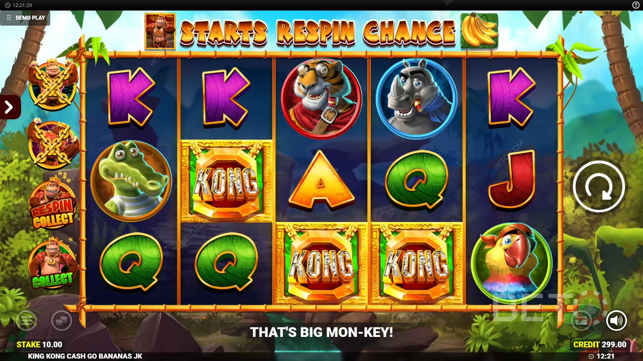 King Kong Cash Go Bananas 免费游戏
