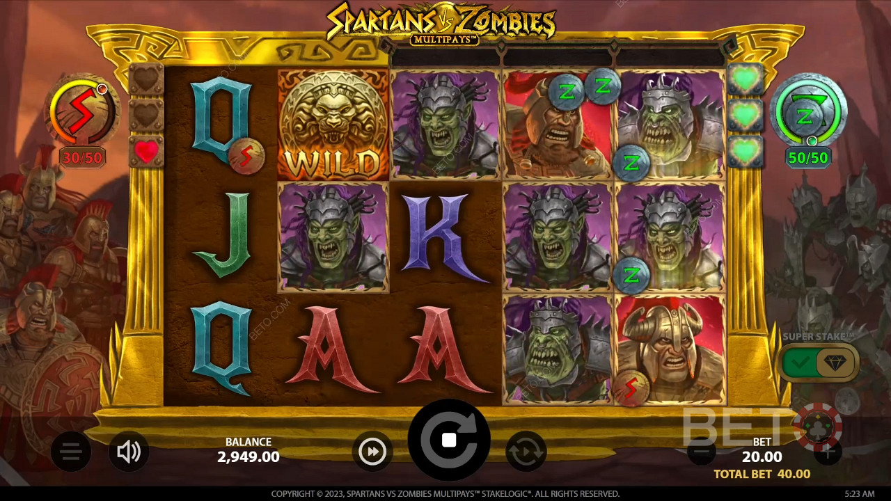 Spartans vs Zombies 免费游戏