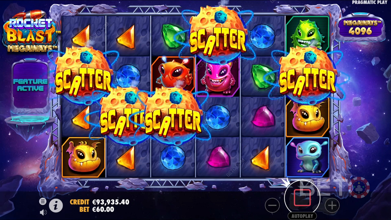 Rocket Blast Megaways 免费游戏