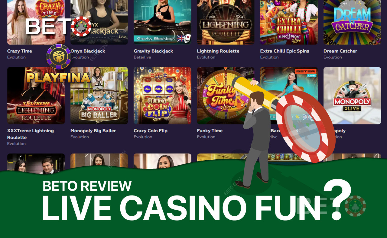 Playfina Live Casino 提供多种流行的庄家游戏。