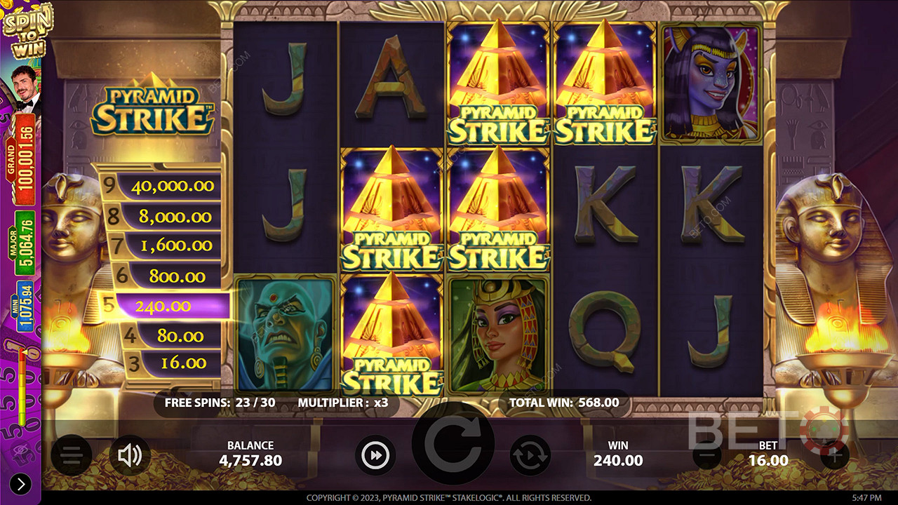 Pyramid Strike 免费游戏