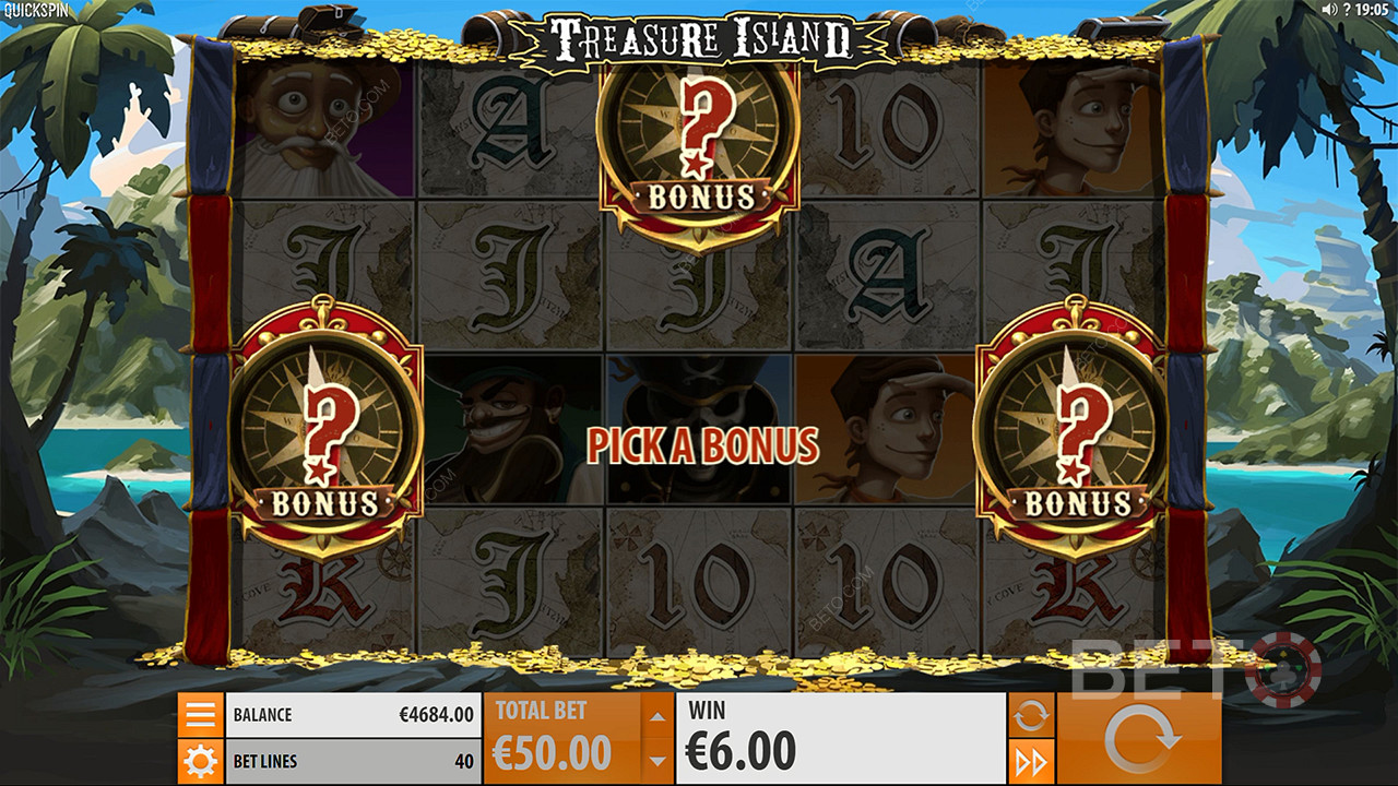 Treasure Island (Quickspin)  免费游戏