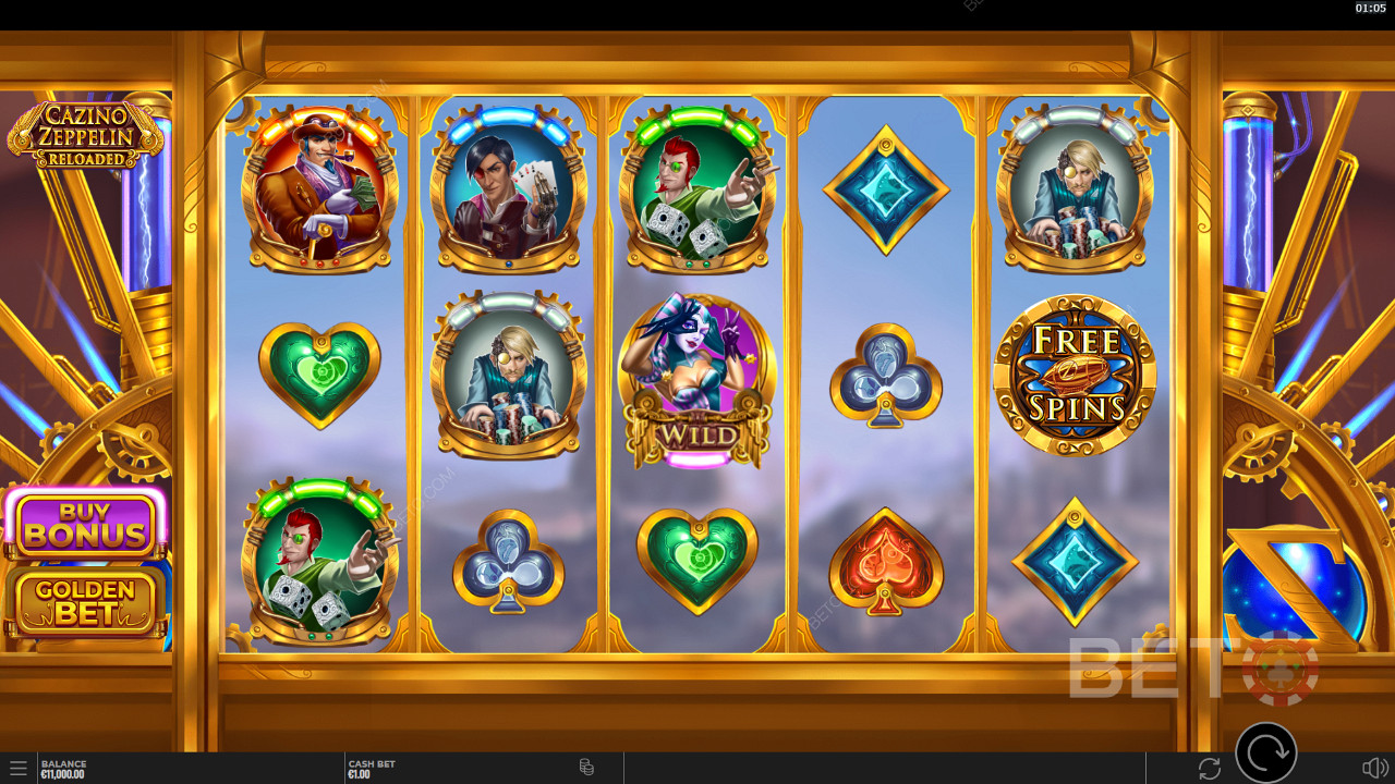 Cazino Zeppelin Reloaded 免费游戏