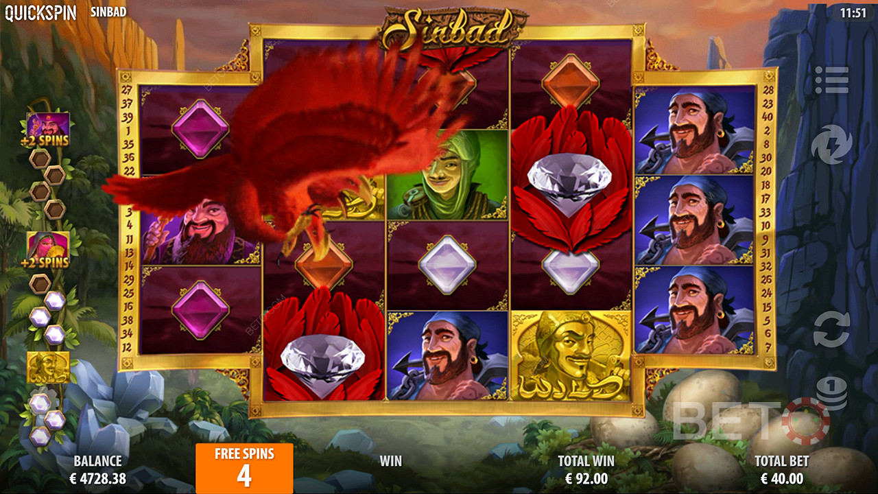 Sinbad (Quickspin)  免费游戏