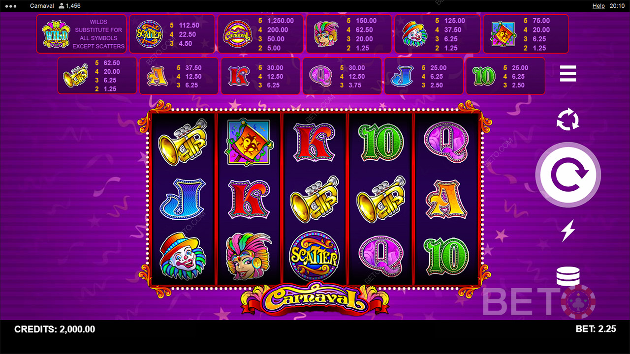 Carnaval 免费游戏