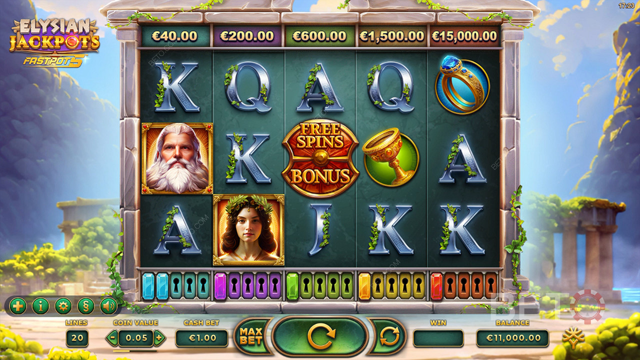 Elysian Jackpots 免费游戏