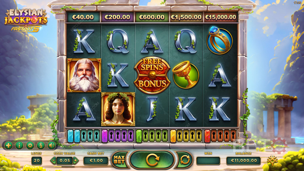 Elysian Jackpots 评论 by BETO Slots