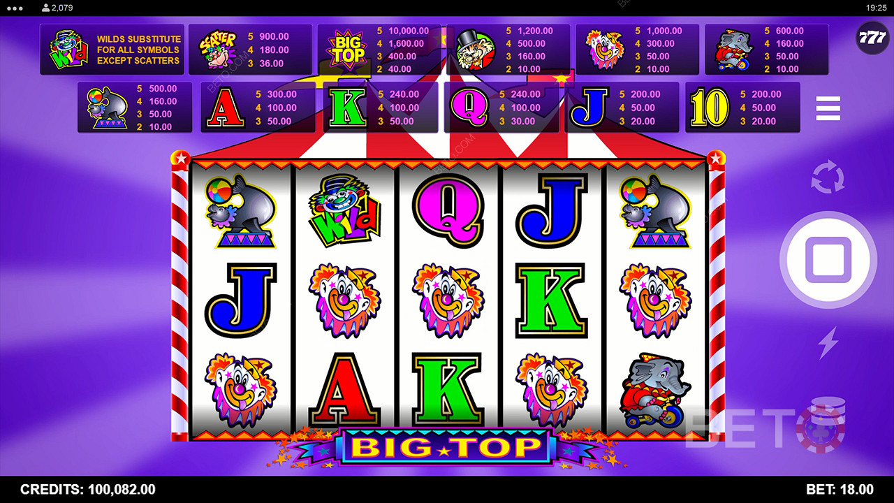 Big Top 免费游戏