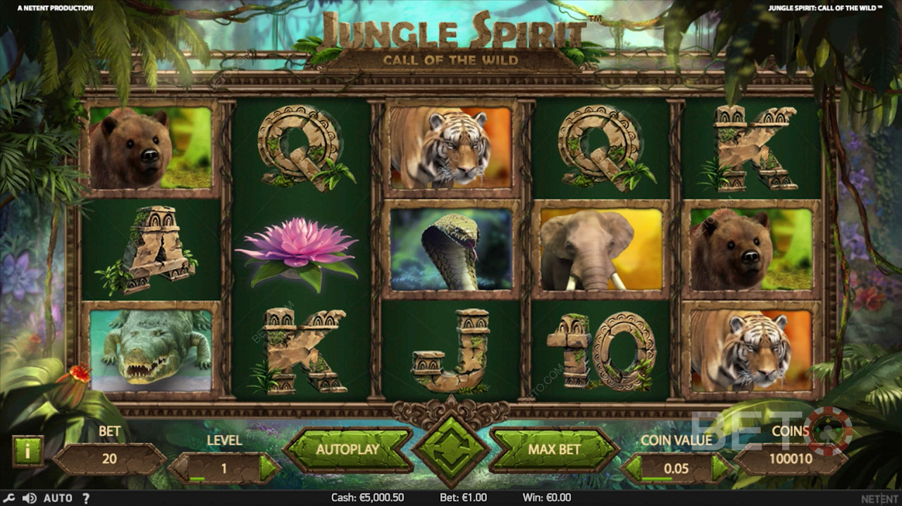 Jungle Spirit: Call of the Wild视频老虎机