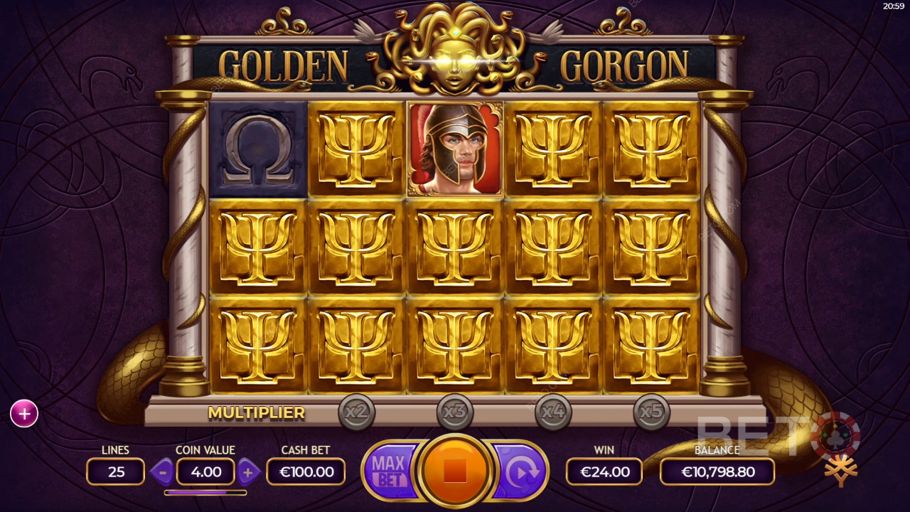 Golden Gorgon 评论：BETO 老虎机