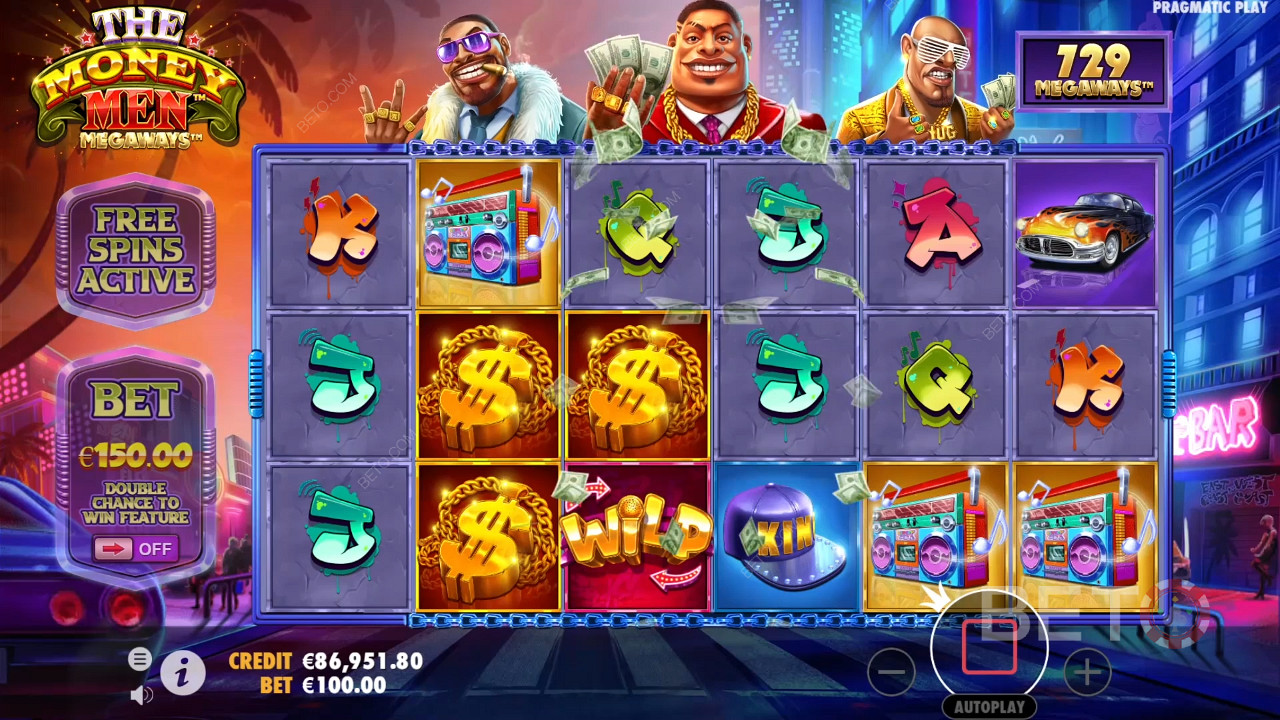 The Money Men Megaways  免费游戏