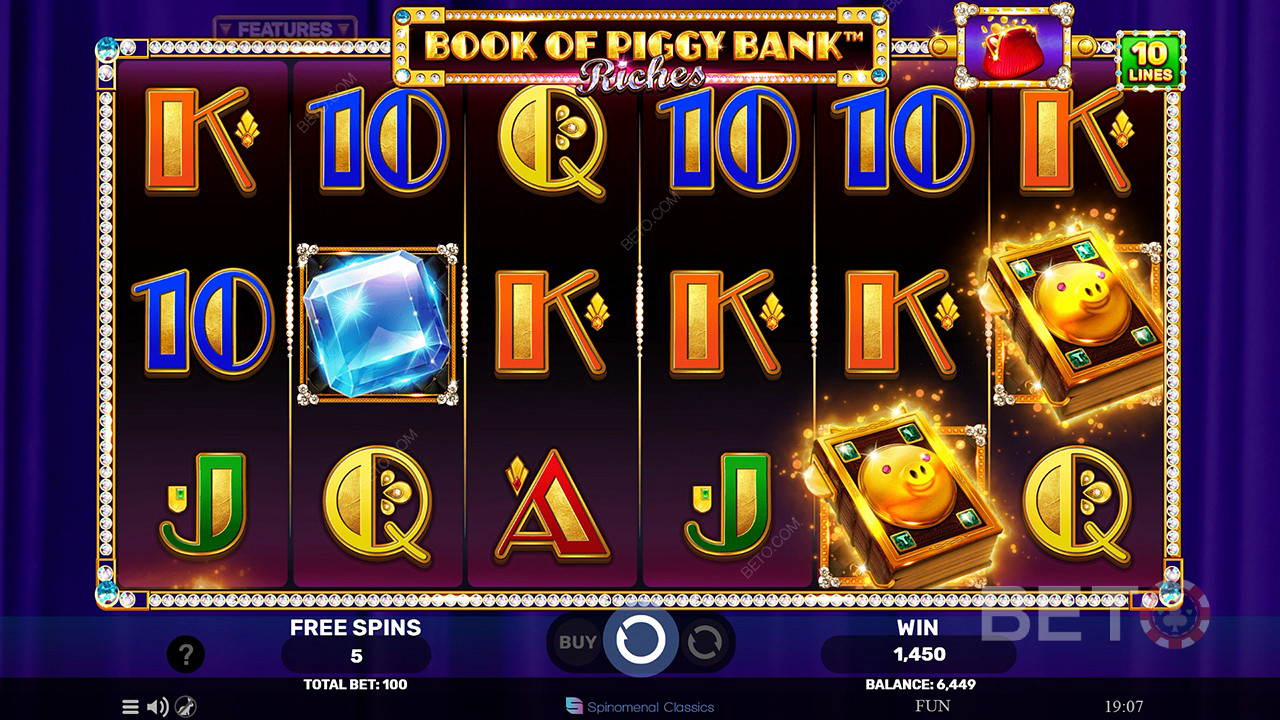 Book Of Piggy Bank - Riches 免费游戏
