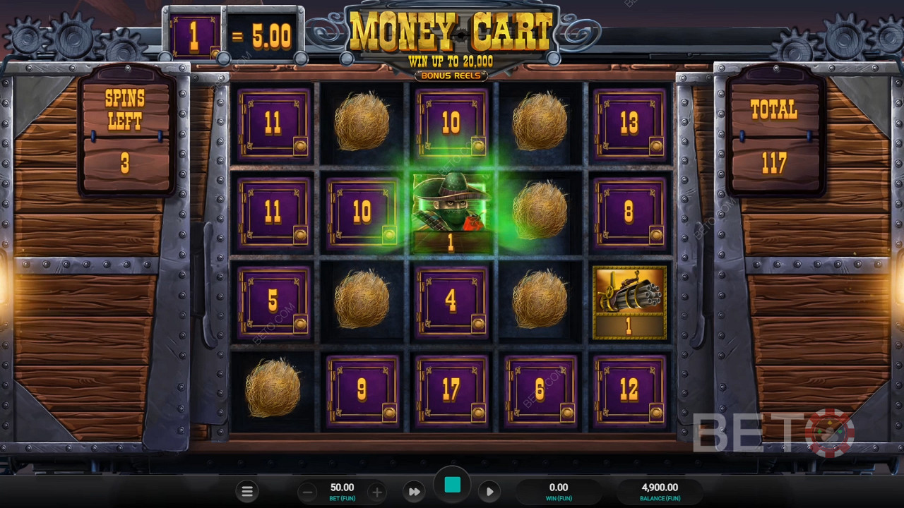 Money Cart Bonus Reels 免费游戏