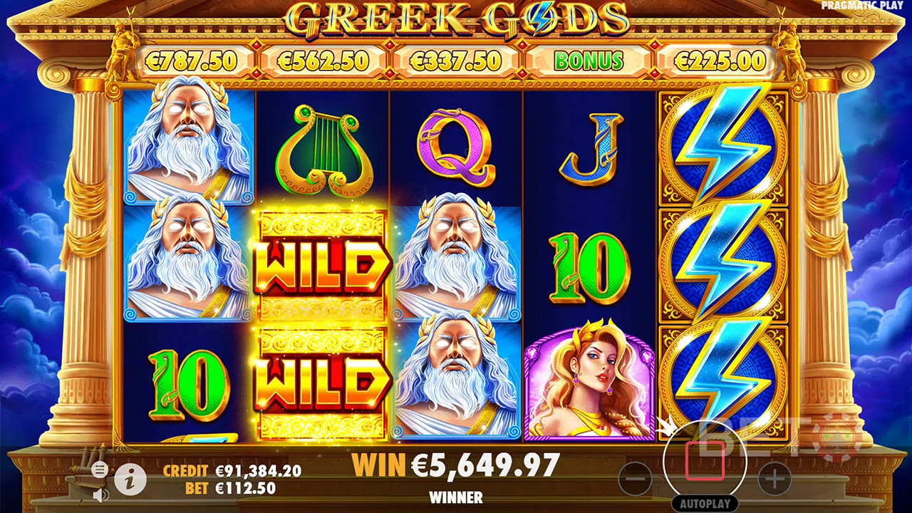 Greek Gods (Pragmatic Play)  免费游戏