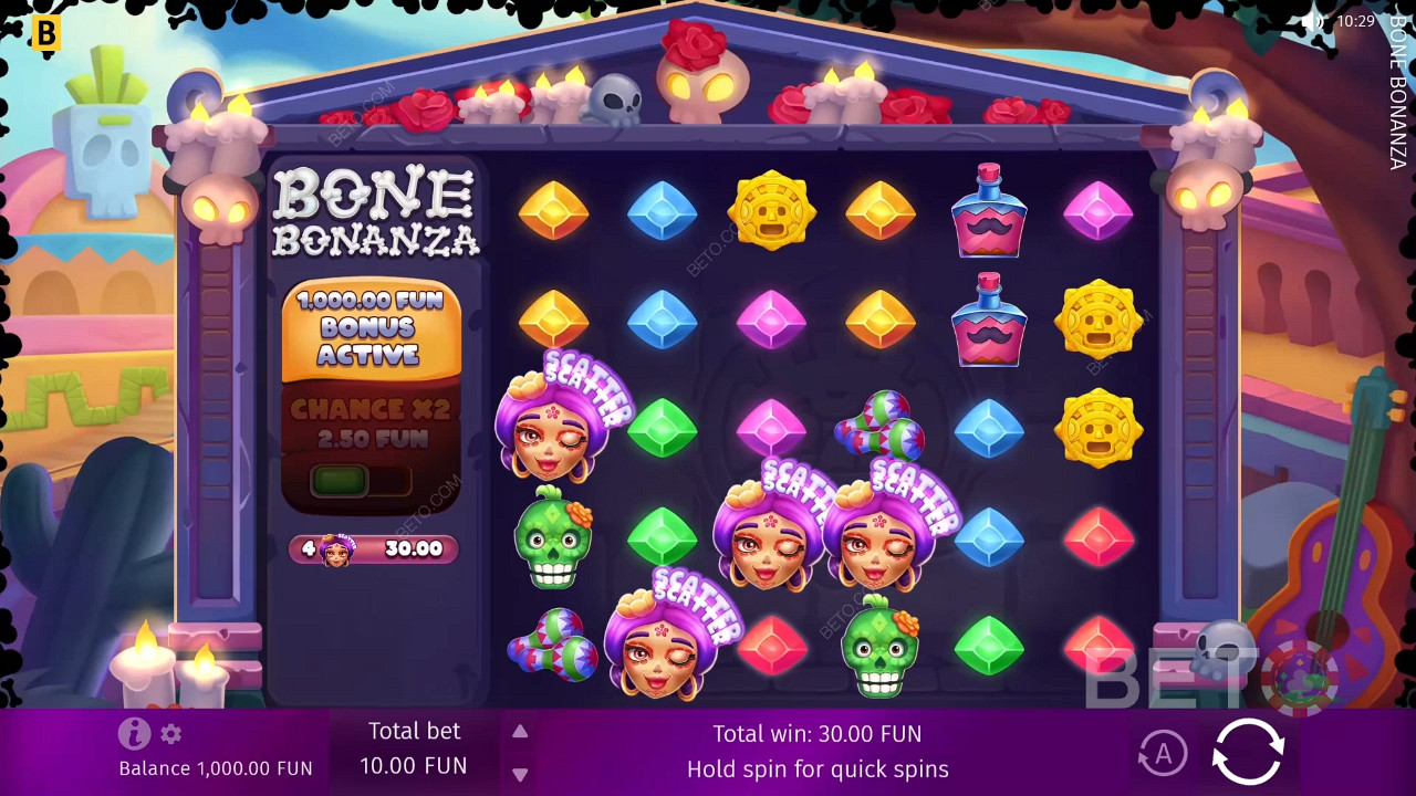 Bone Bonanza 评论：BETO 老虎机