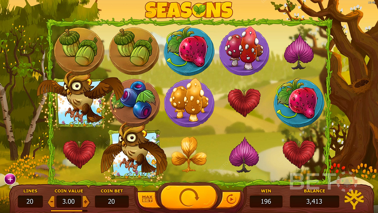 Seasons (Yggdrasil)  免费游戏