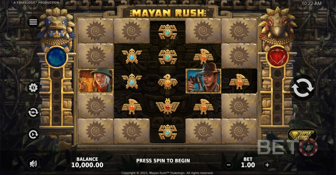 Mayan Rush视频插槽
