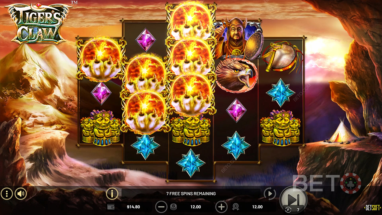 Tiger's Claw (Betsoft)  免费游戏