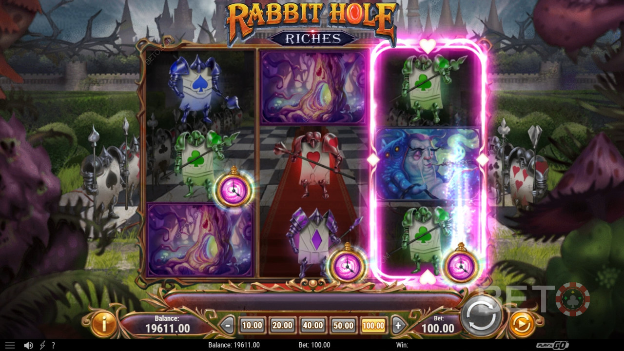 Rabbit Hole Riches 评论 by BETO Slots