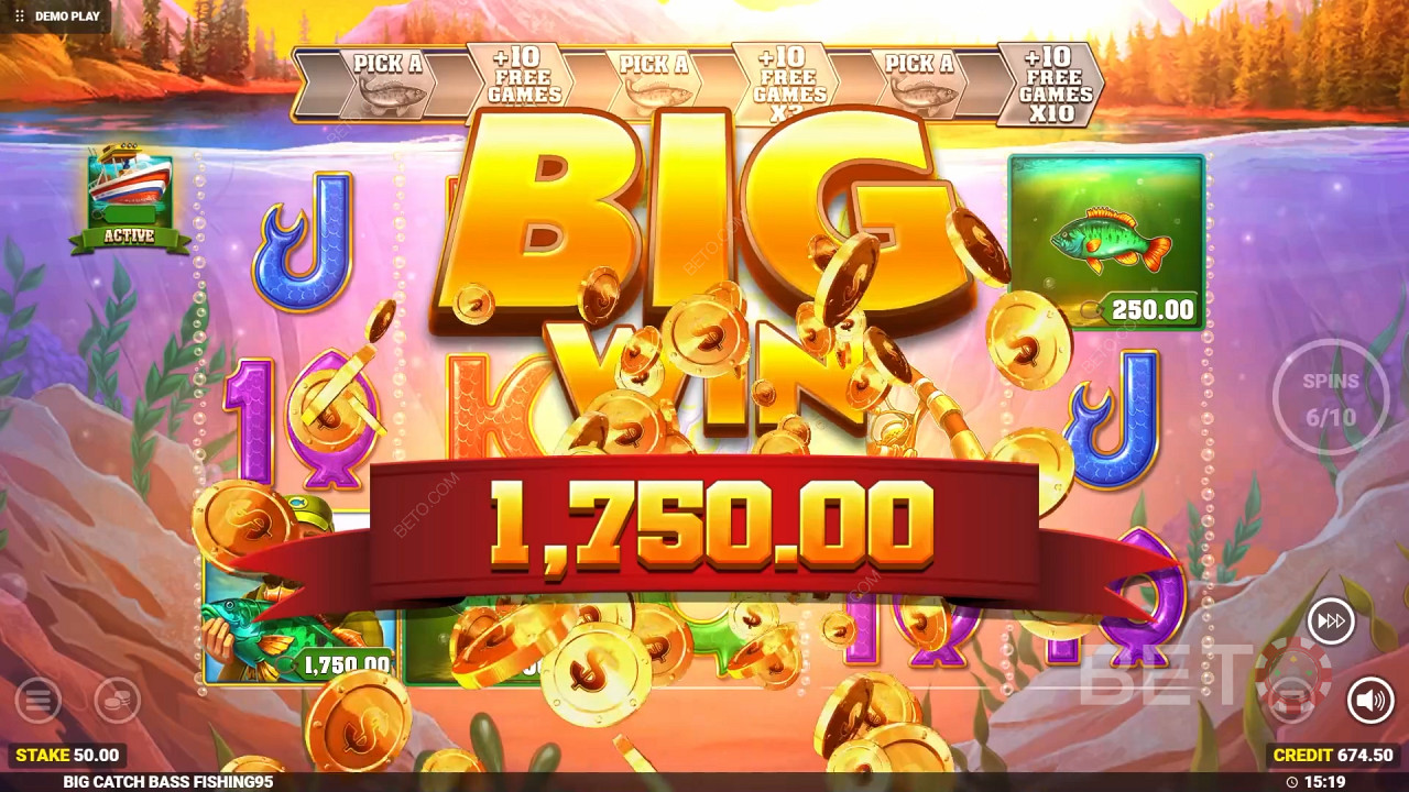 Big Catch Bass Fishing 评论：BETO 老虎机