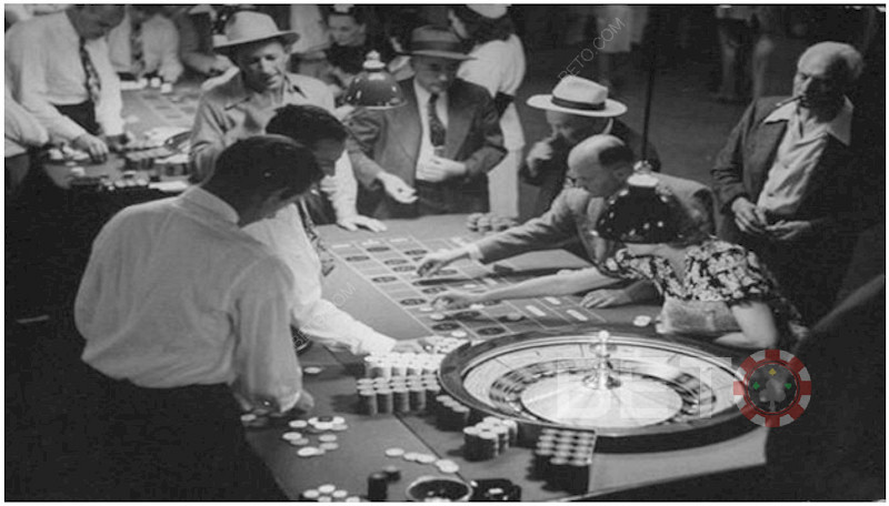好莱坞电影有许多赌场场景，包括轮盘游戏