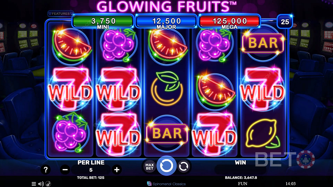 Glowing Fruits 免费游戏