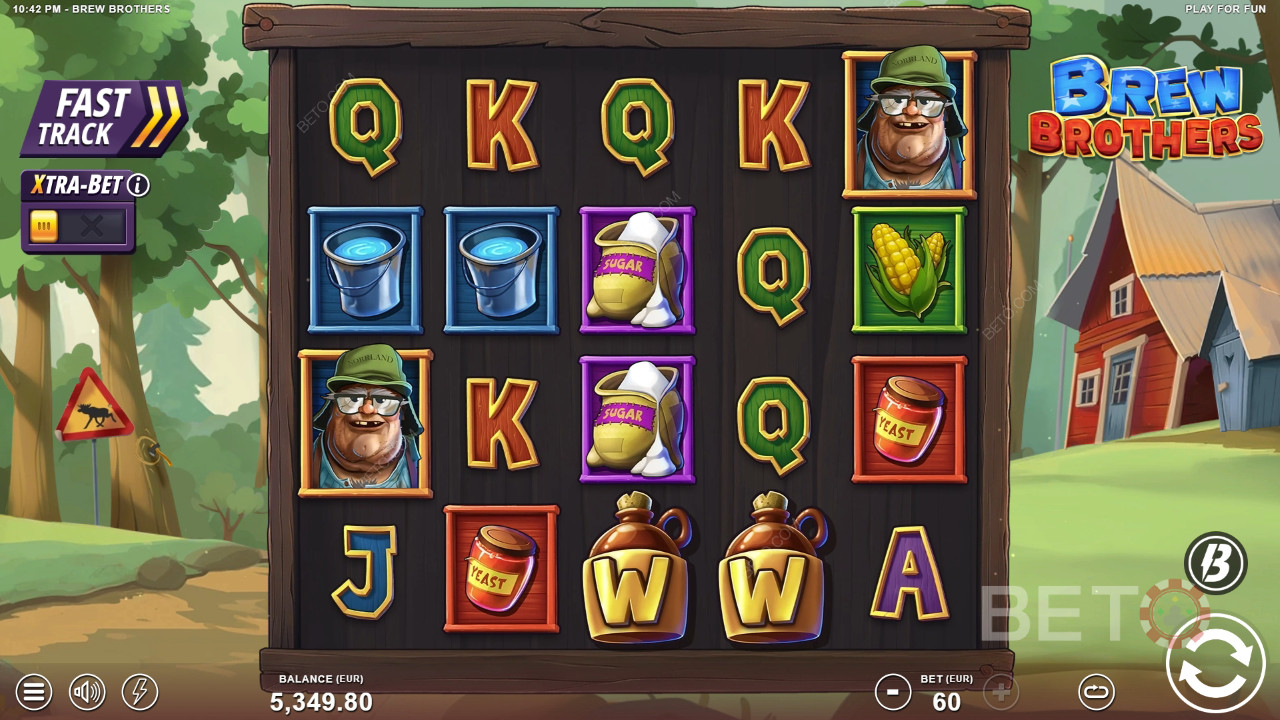 Slotmill 啤酒兄弟中的奖励功能说明