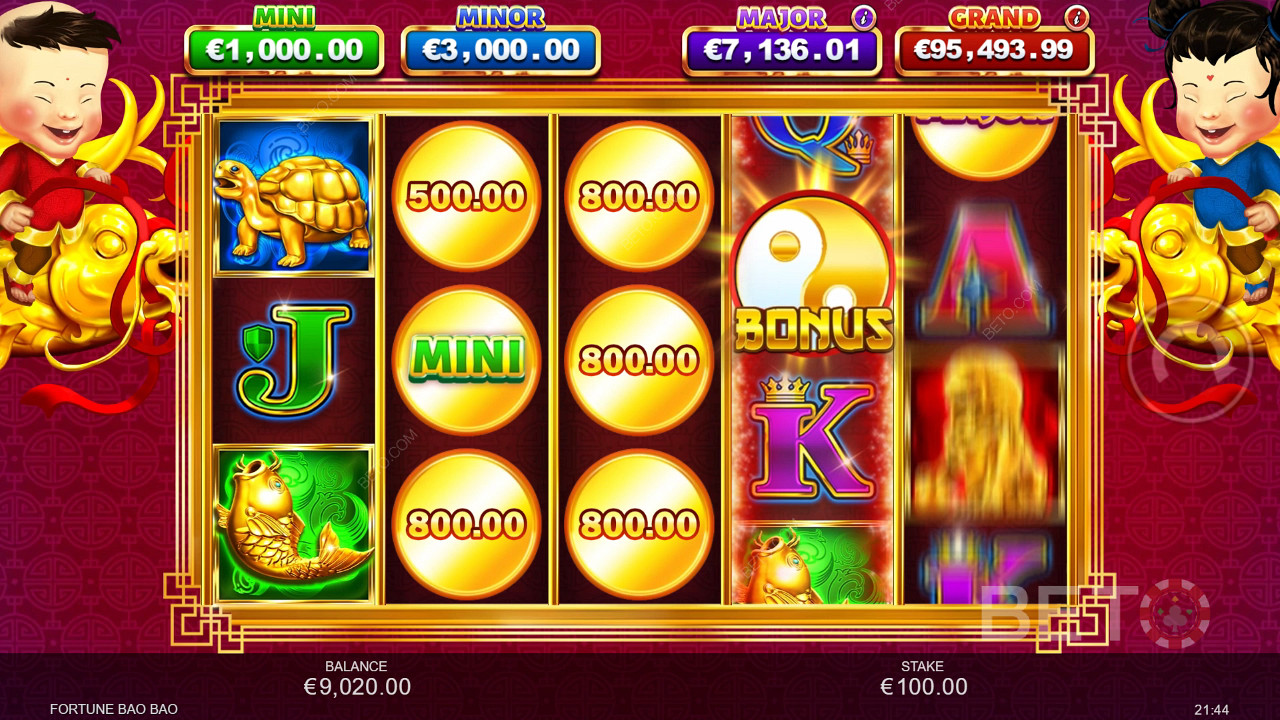 Fortune Bao Bao Jackpot Win & Spin 免费游戏