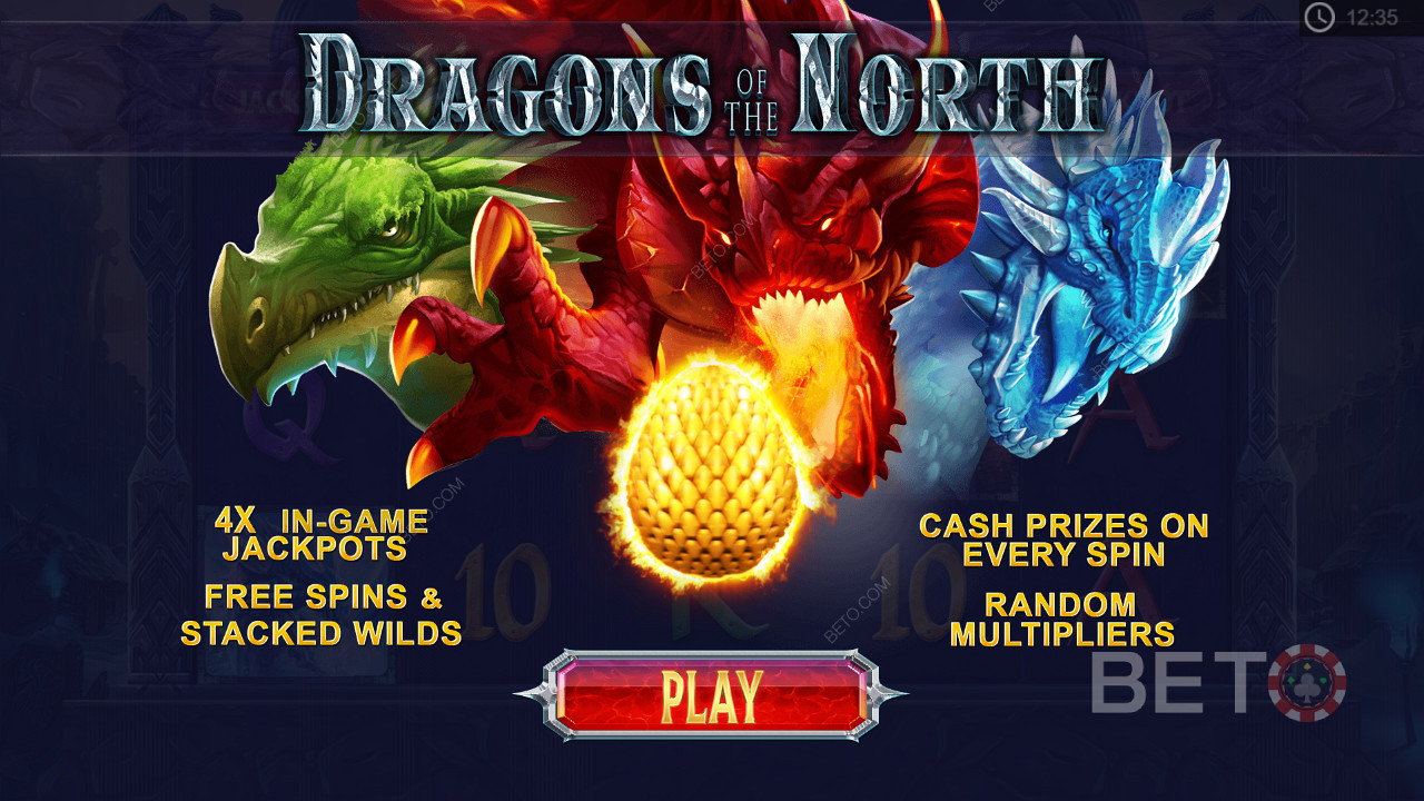 Dragons of the North视频老虎机