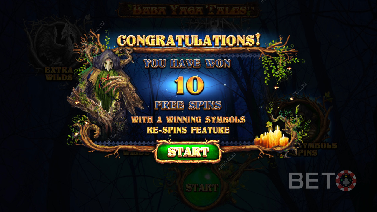 在 Baba Yaga Tales 老虎机在线游戏中赢取 1,000 倍投注额！