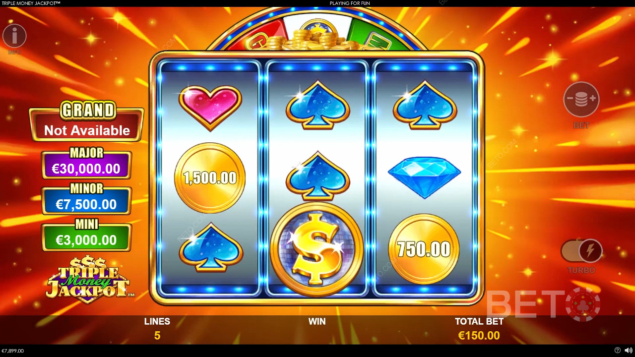 Triple Money Jackpot 免费游戏