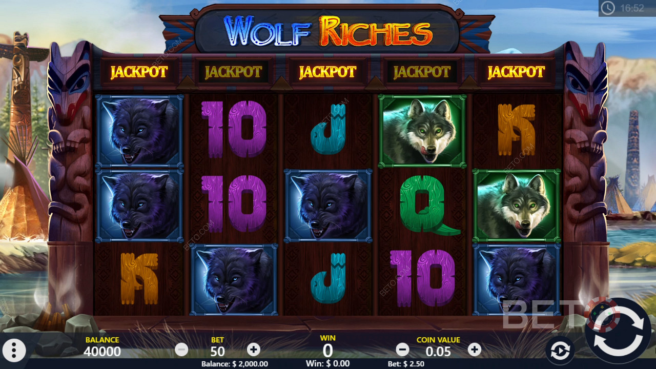 Wolf Riches在线老虎机