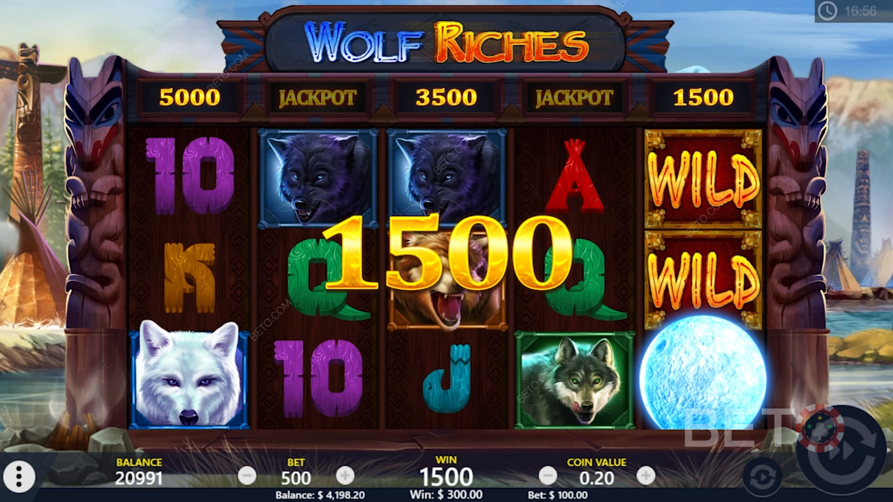 冒险老虎机Wolf Riches