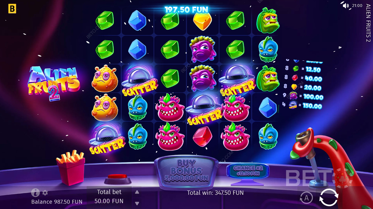Alien Fruits 2 免费游戏