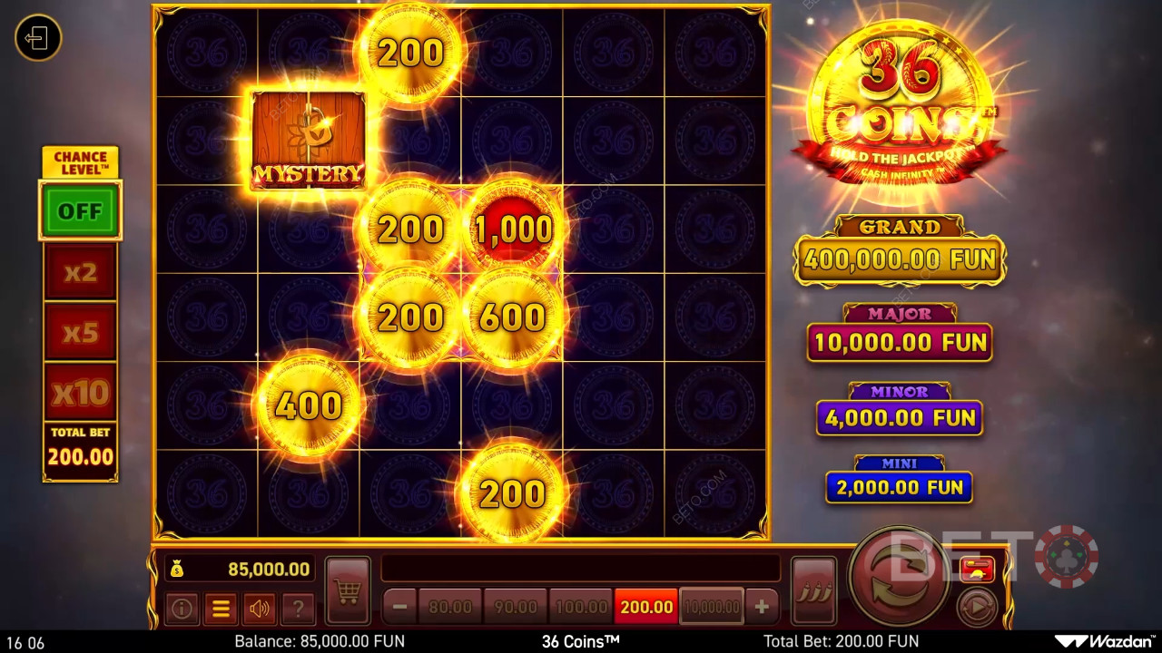 36 Coins 评论 by BETO Slots