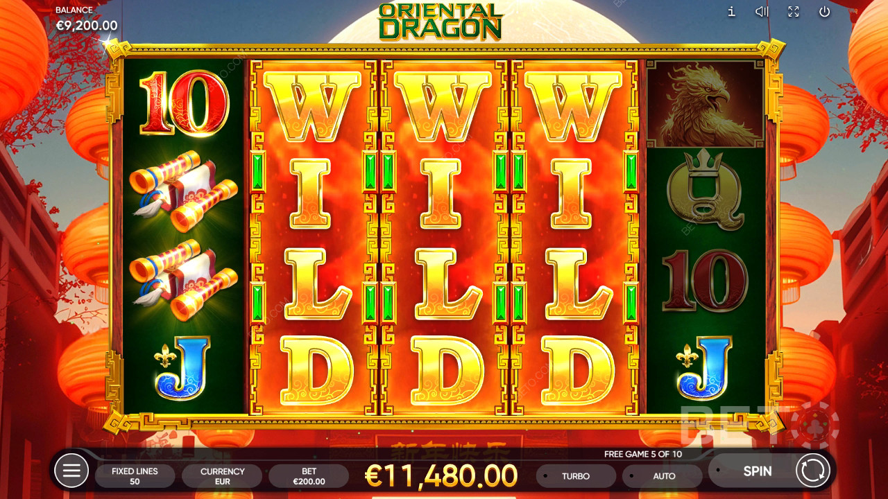Oriental Dragon 免费游戏