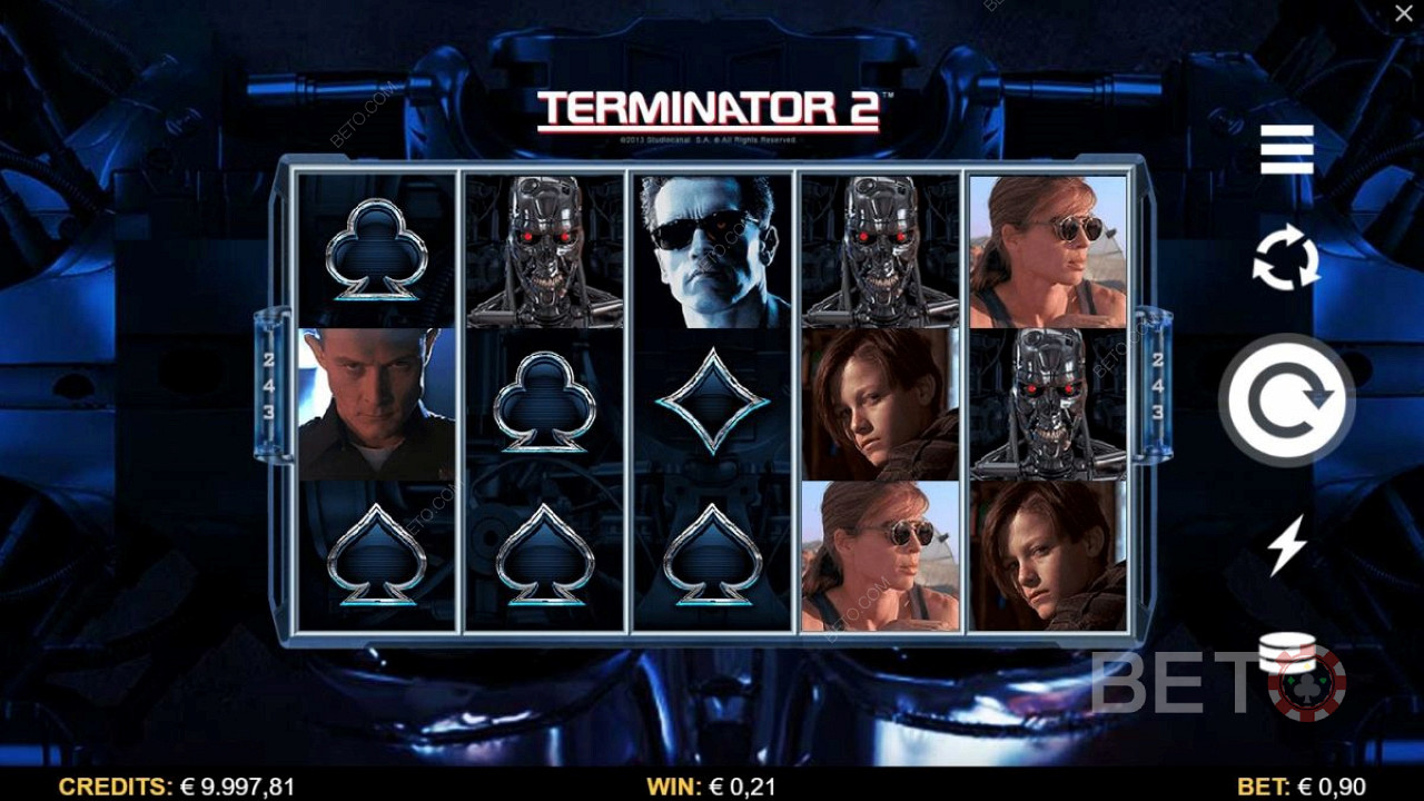 与电影角色一起享受Terminator 2主题