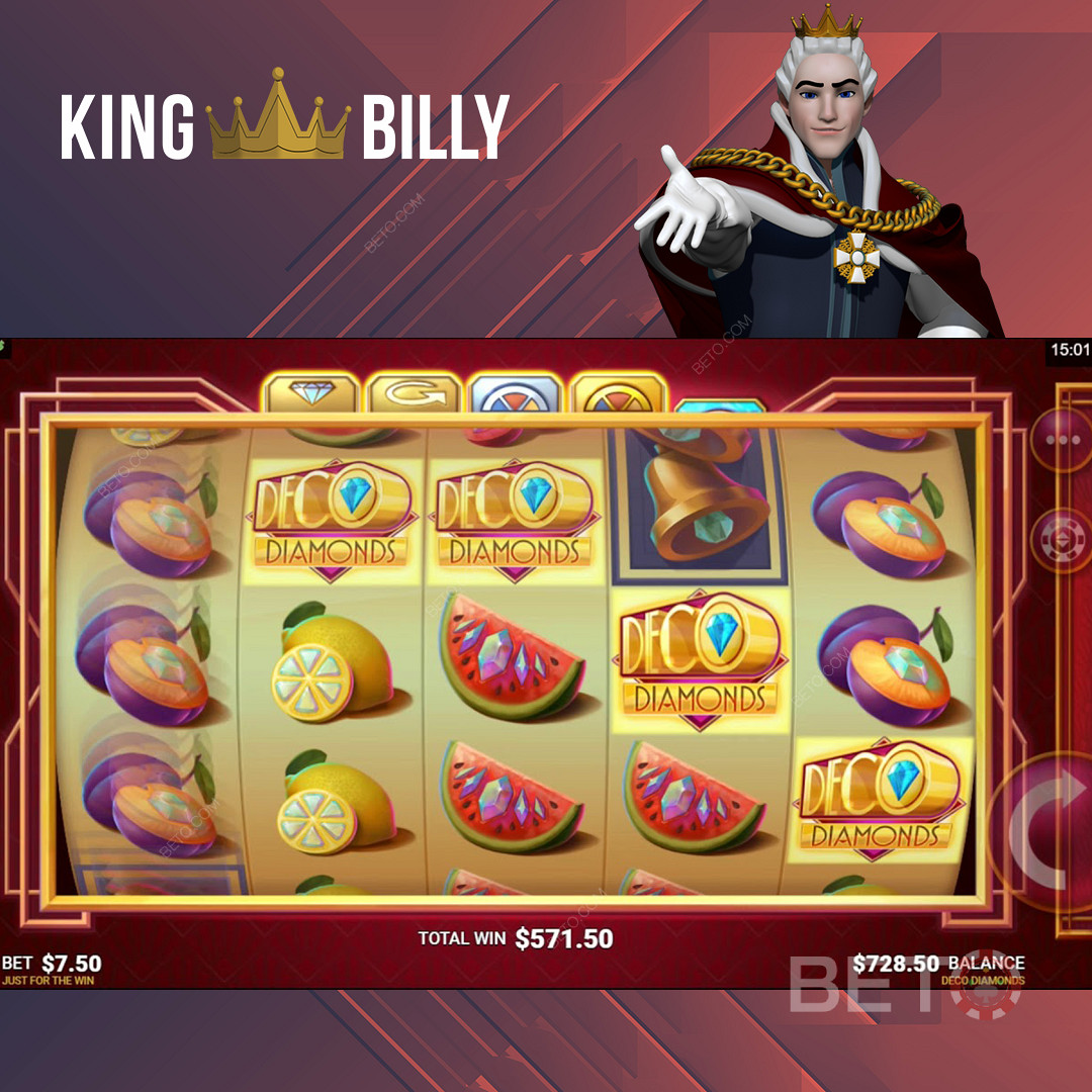 在King Billy Online Casino 上玩令人兴奋的老虎机