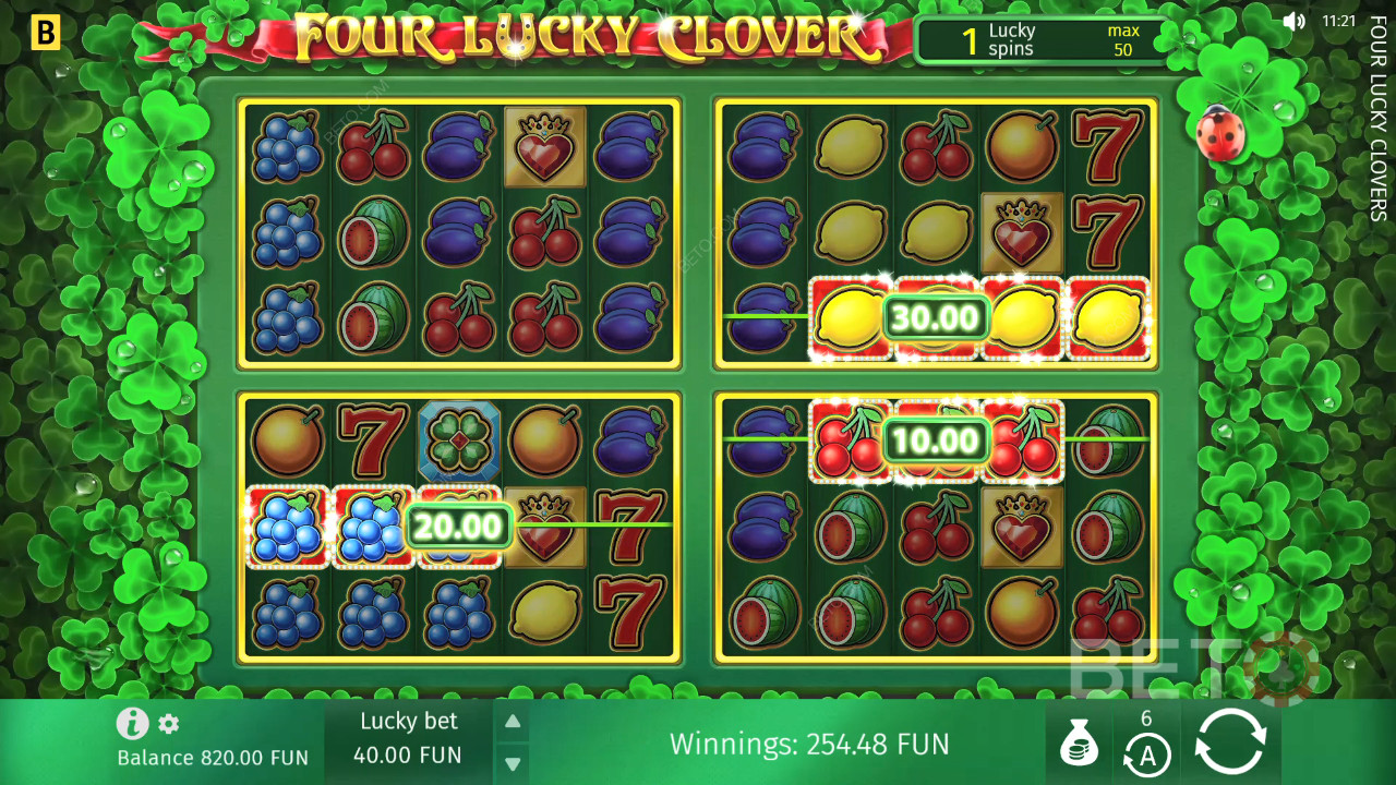 Four Lucky Clover 免费游戏