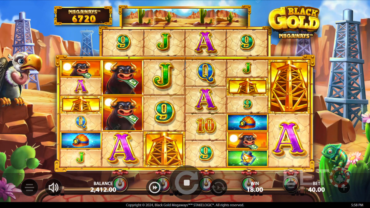 Black Gold Megaways 免费游戏