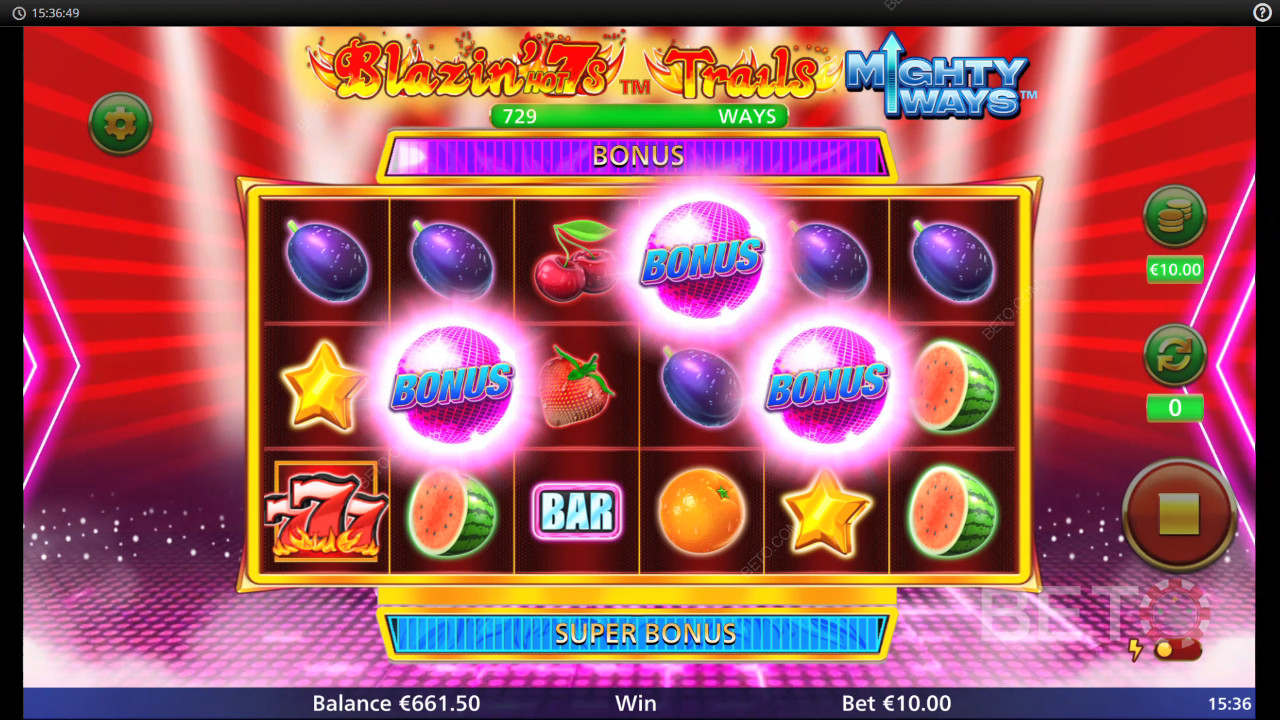 Blazin' Hot 7s Trails Mighty Ways 免费游戏