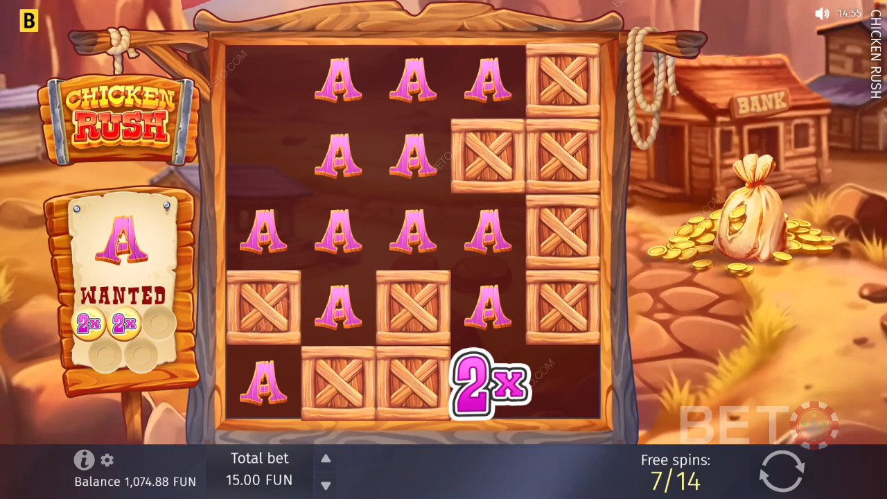 小鸡快跑》中的奖励功能由BGAMING